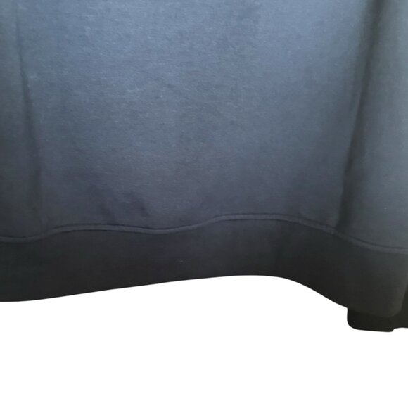 North Face Jacket Mens Full Zip Fleece TKA Stretch Lightweight Black Navy Large - Picture 7 of 13